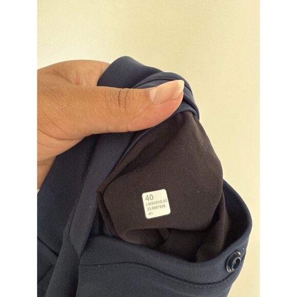 Lululemon Men's Blue ABC Classic Fit Trouser Men Sz 40 Short‎ Warpstreme Pants - Picture 6 of 6